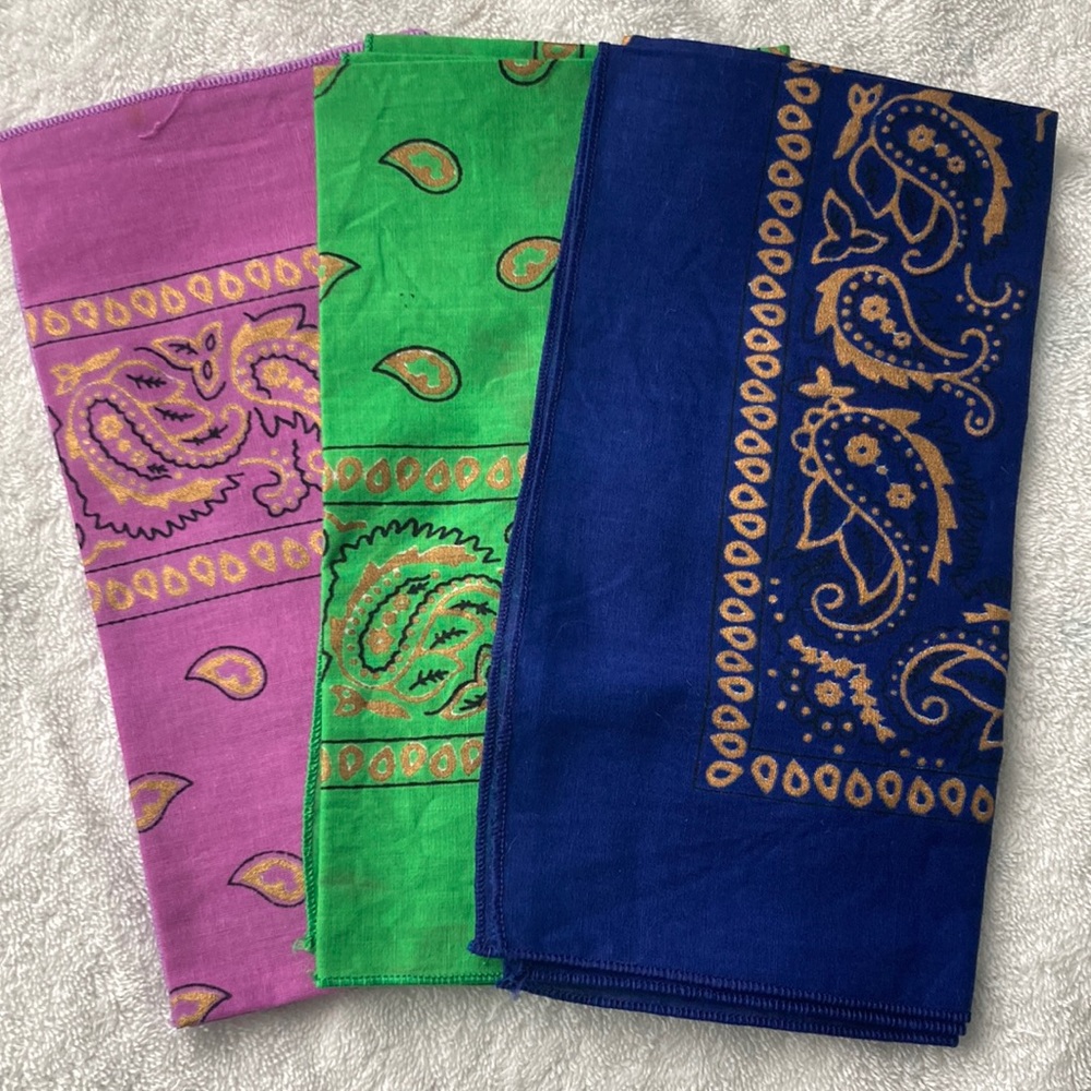 Boho bandannas set of 3